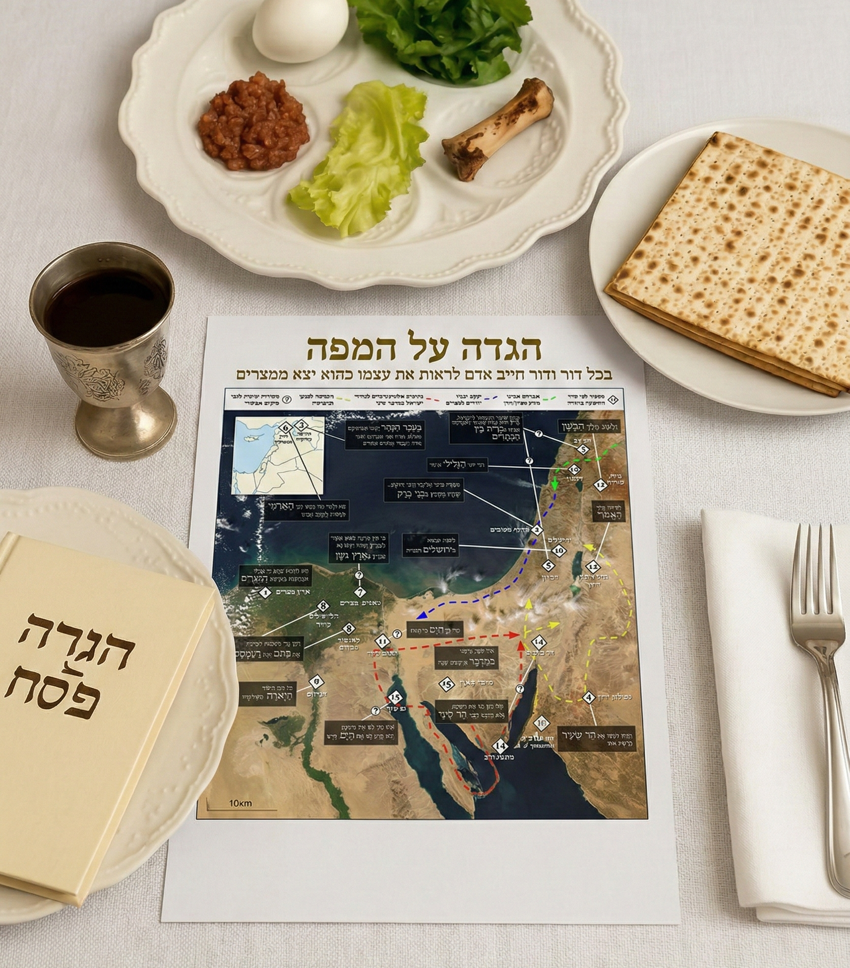 Haggadah Map